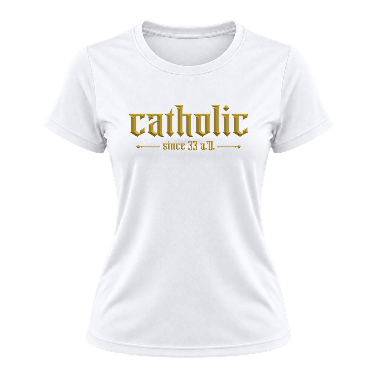 "Cristã Católica Catholic EC00" Camiseta Dryfit Feminina Basic
