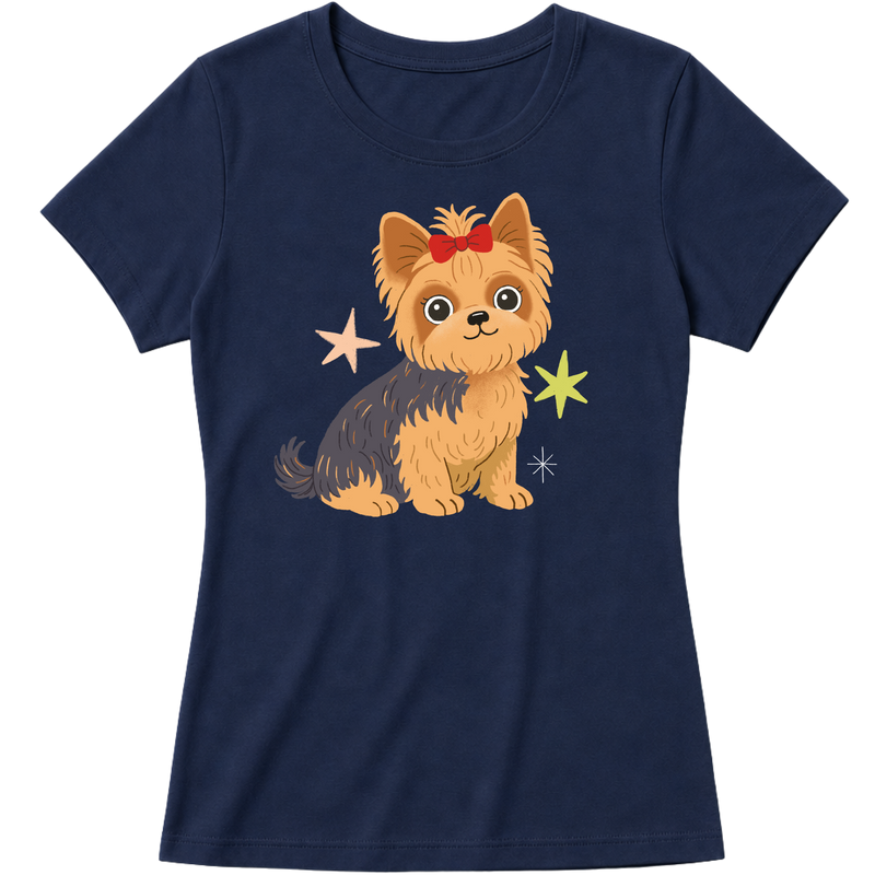 "Yorkshire terrier" Blusa Baby Look