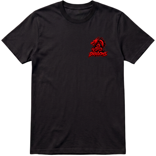 "Camisa frente e verso Dragons (Tripulação) - GameFicou" Camiseta Premium Unissex Bunker Studios