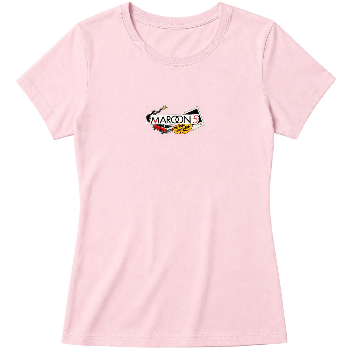 "Maroon 5 - Elementos" Blusa Baby Look