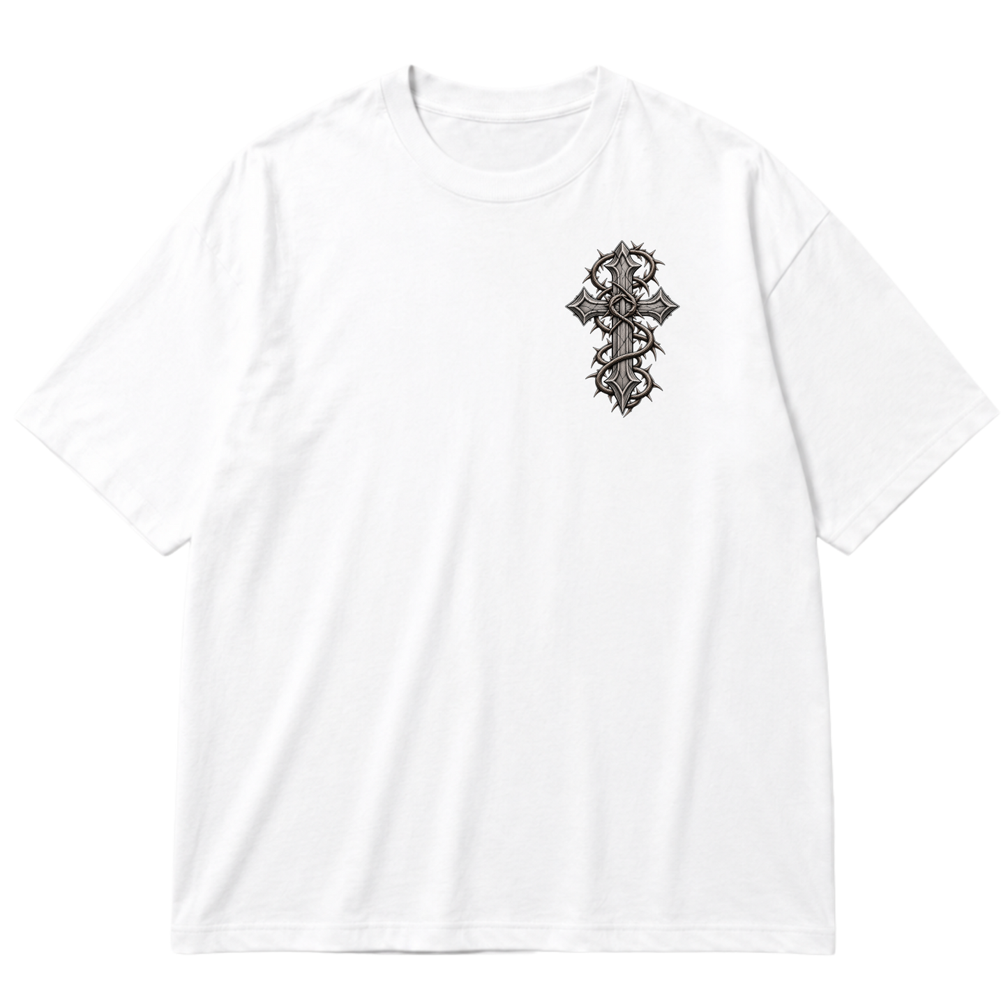 "Só Confio em Deus New" Oversized Premium 96% algodão 4% Elastano