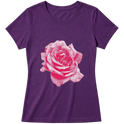 "Baby Look Pinky Rose" Blusa Baby Look