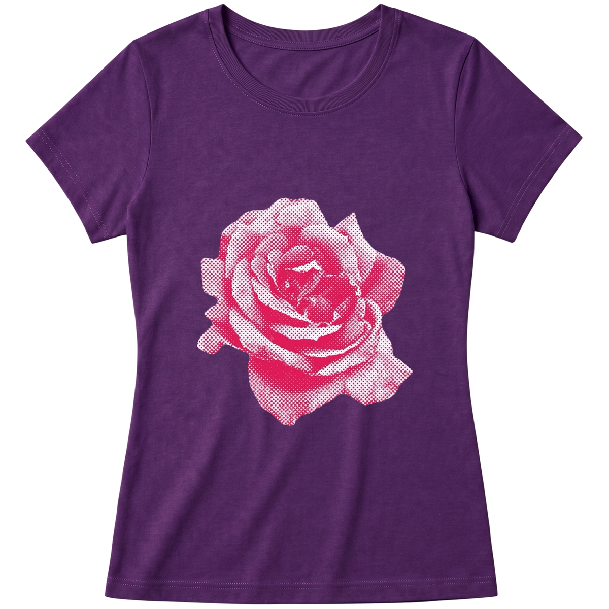 "Baby Look Pinky Rose" Blusa Baby Look