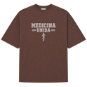 "Medicina Unida" Camiseta Oversized Suedine 220g