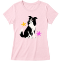 "Border collie" Blusa Baby Look