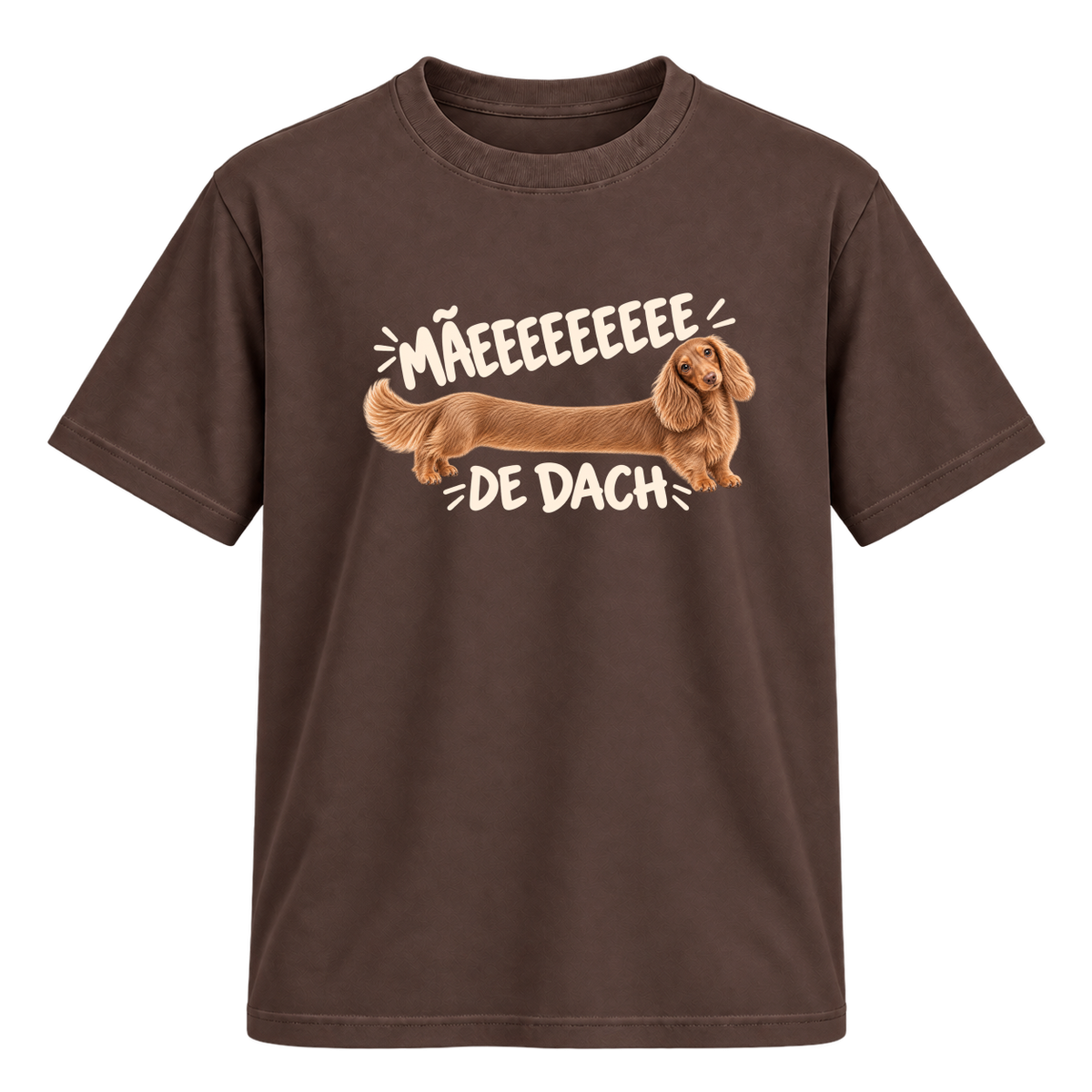 "Mãe de Dach" Camiseta Regular Suedine