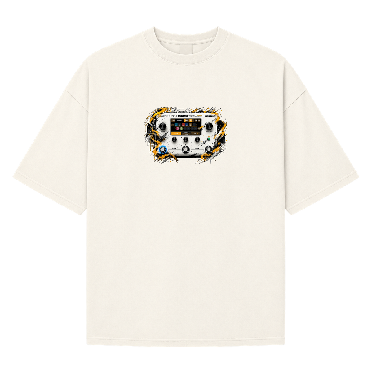 "AMPERO // STOMP" Camiseta Oversized Suedine 220g