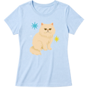 "Gato Persa" Blusa Baby Look