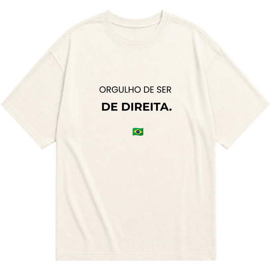 "Orgulho de Ser | Oversized" Oversized Básica 30.1