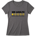 "Baby Look Classic - Vida Adulta: Nota 1" Blusa Baby Look