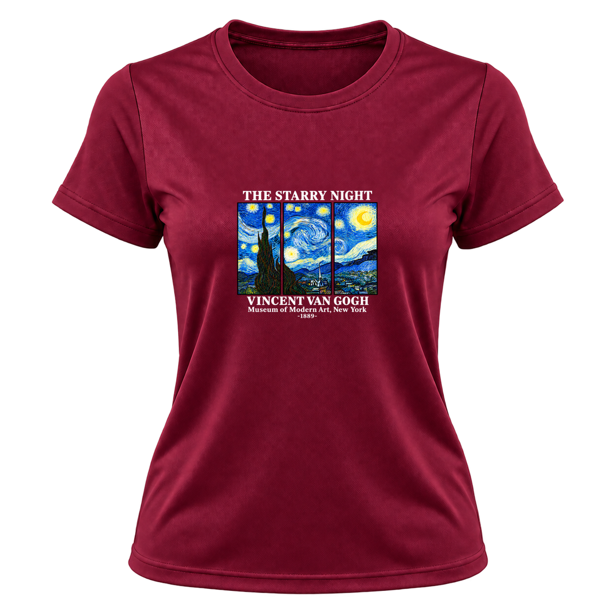 "Camiseta Dryfit Feminina Basic - Van Gogh" Camiseta Dryfit Feminina Basic