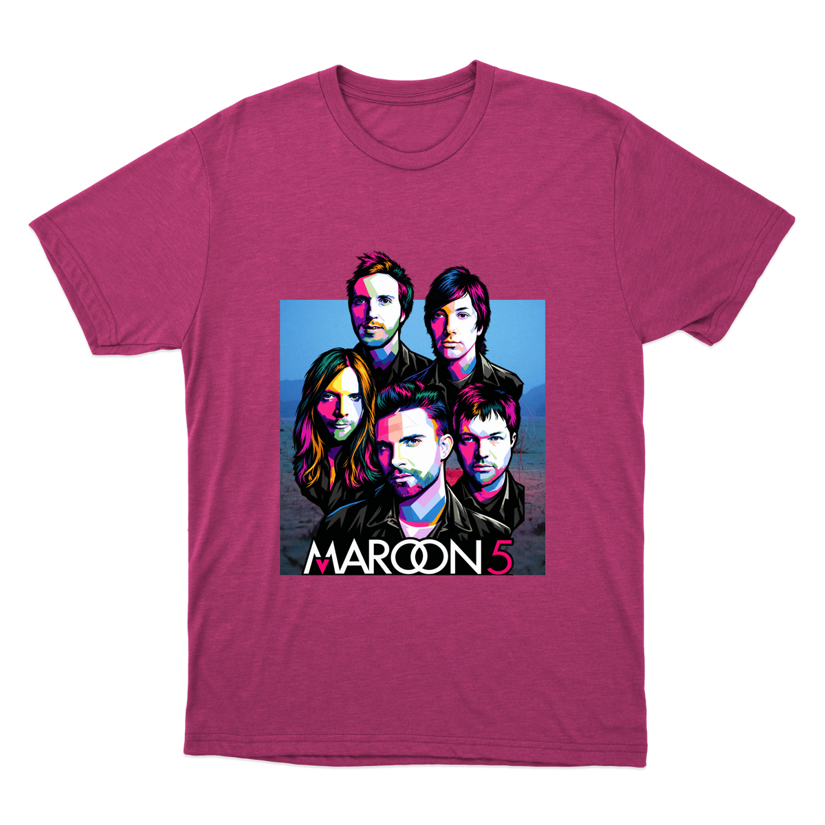 "Maroon 5 - Colors" Camiseta Básica Unissex
