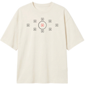"Ponto focal Branca/Off-White" Camiseta Oversized Classic