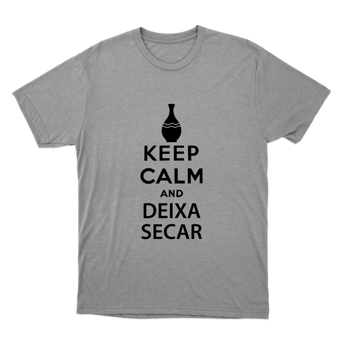 "keep calm e deixa secar" Camiseta Básica Unissex