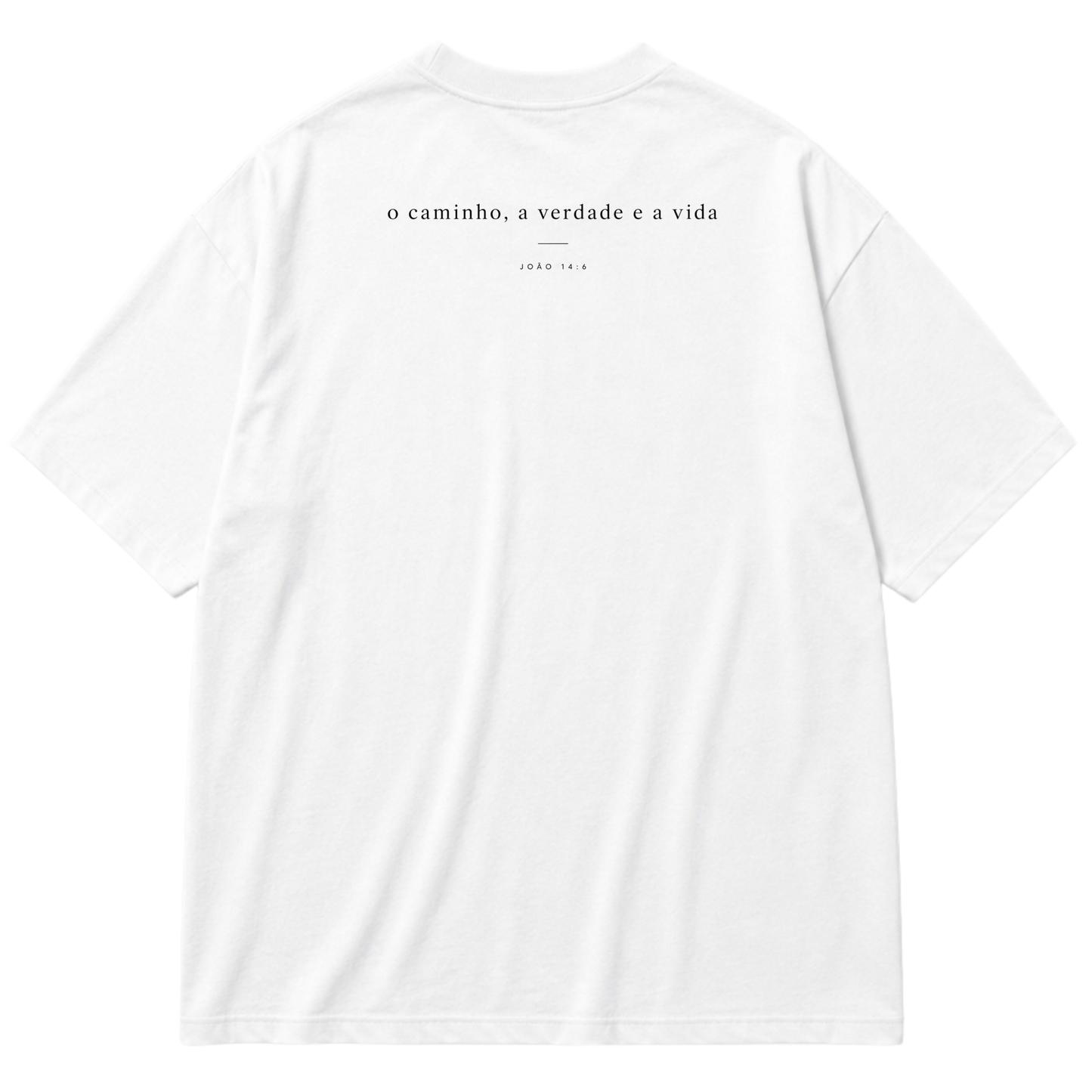 "João 14:6" Oversized Premium 96% algodão 4% Elastano