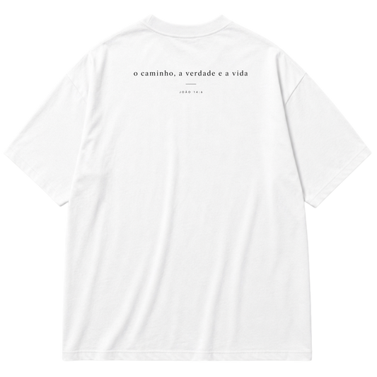 "João 14:6" Oversized Premium 96% algodão 4% Elastano