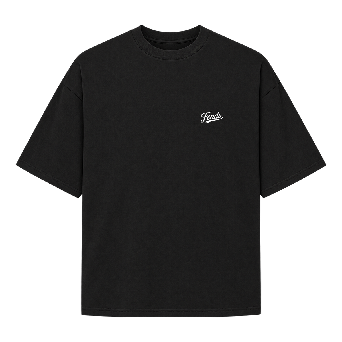 "FENDS -- O MEU DEUS TEM BOCA E FALA" Camiseta Oversized Suedine 220g