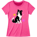 "Border collie" Blusa Baby Look