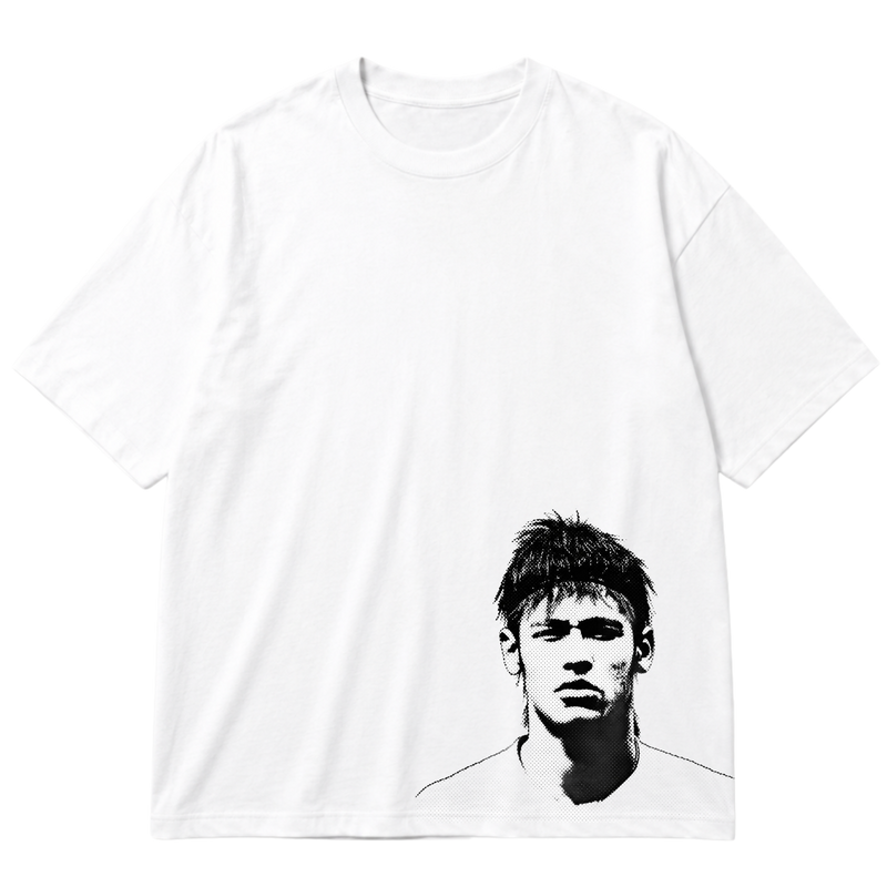 "Camisa Estampa Menino Ney" Oversized Premium 96% algodão 4% Elastano