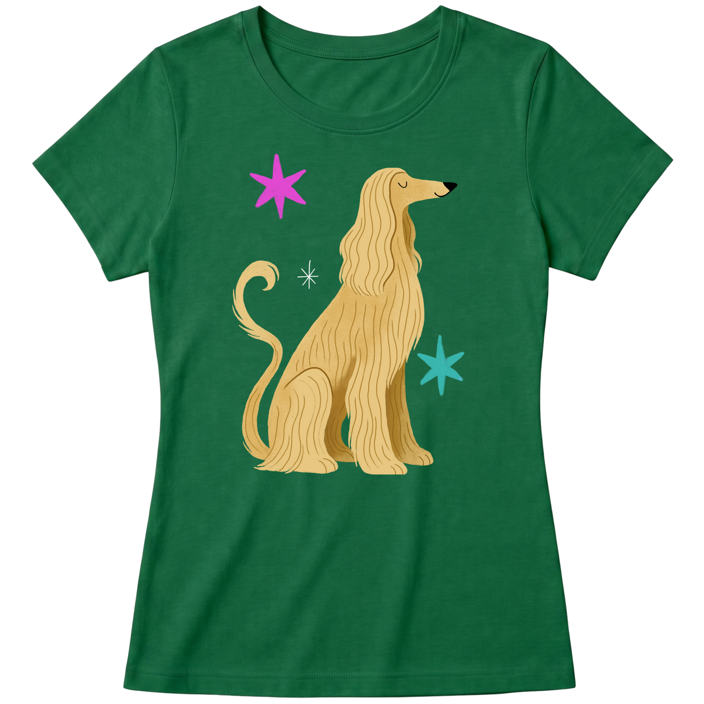 "Galgo Afegão" Blusa Baby Look