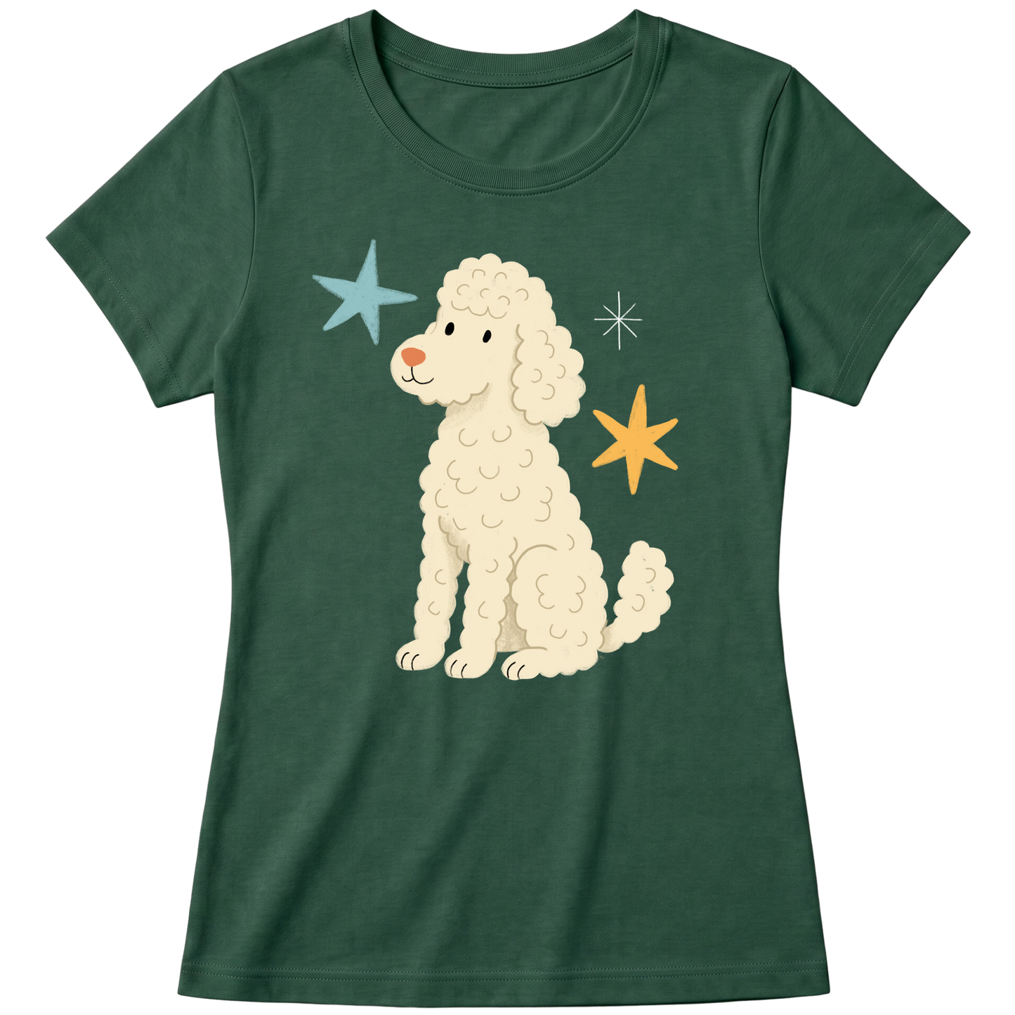 "Poodle" Blusa Baby Look