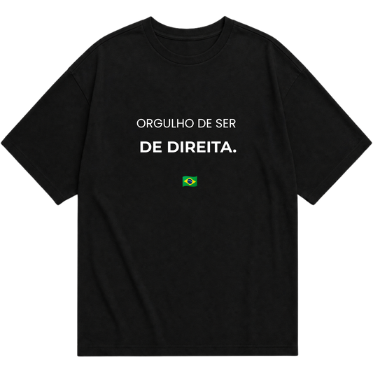"Orgulho de Ser | Oversized" Oversized Básica 30.1