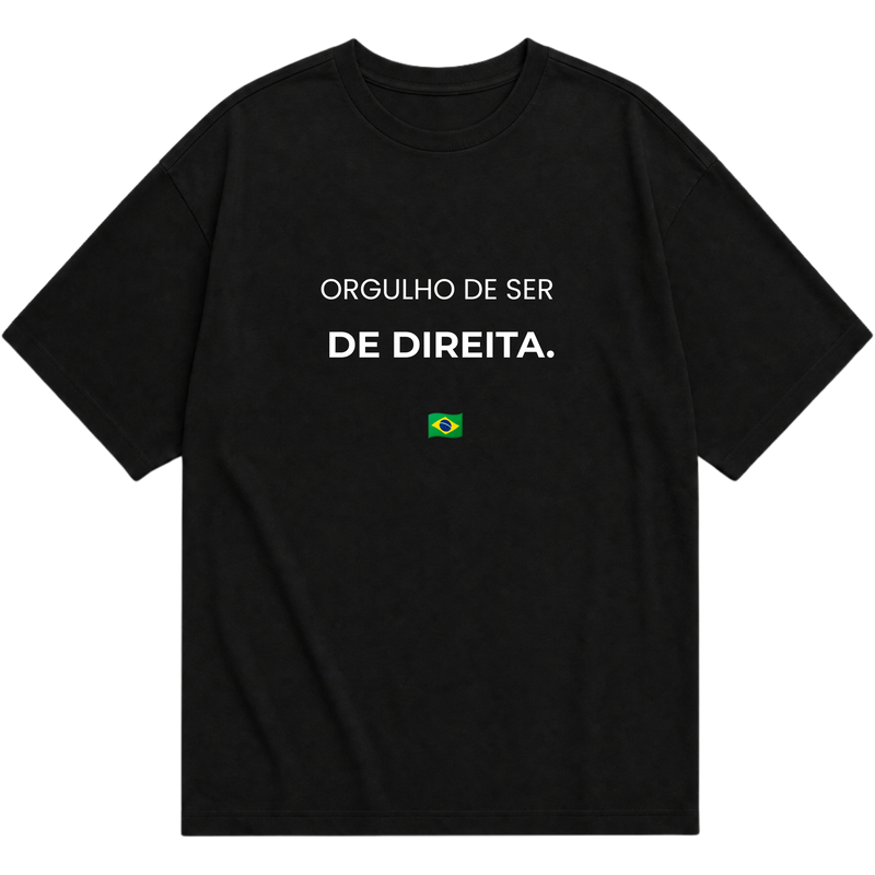"Orgulho de Ser | Oversized" Oversized Básica 30.1