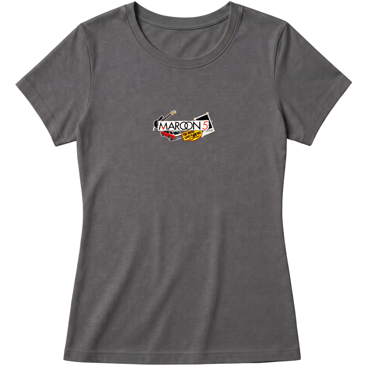 "Maroon 5 - Elementos" Blusa Baby Look