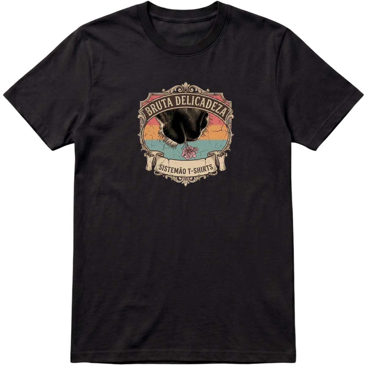 "Estampa BRUTA DELICADEZA" Camiseta Premium Unissex Bunker Studios
