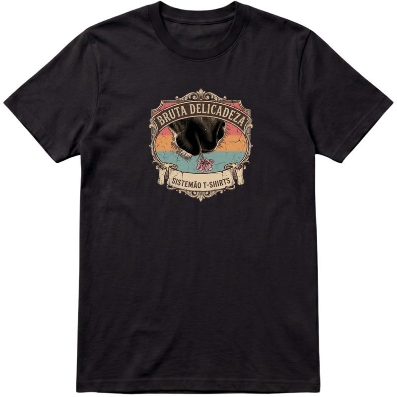 "Estampa BRUTA DELICADEZA" Camiseta Premium Unissex Bunker Studios