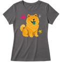 "Chow chow" Blusa Baby Look