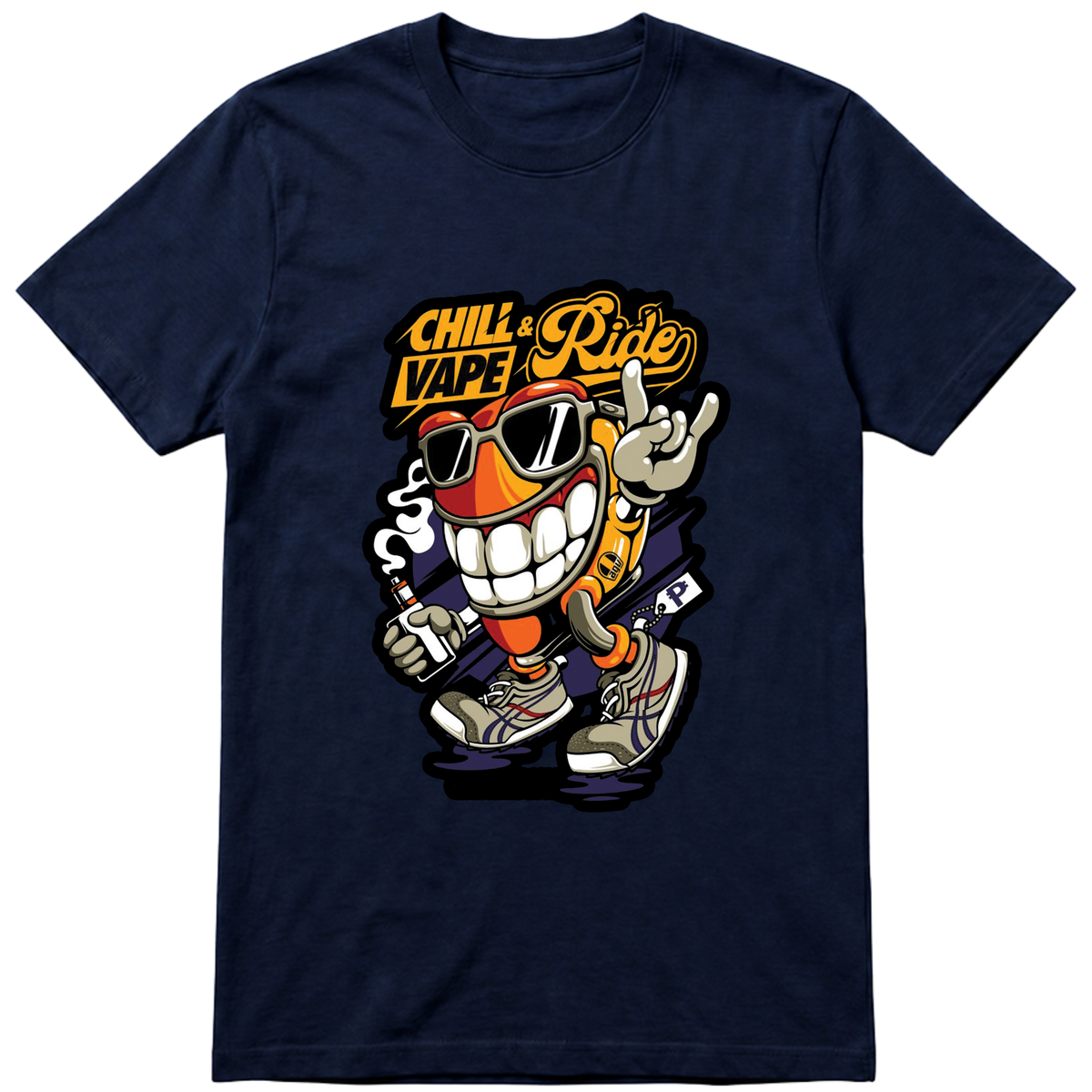 "Chili Vape Rcf" Camiseta regular básica