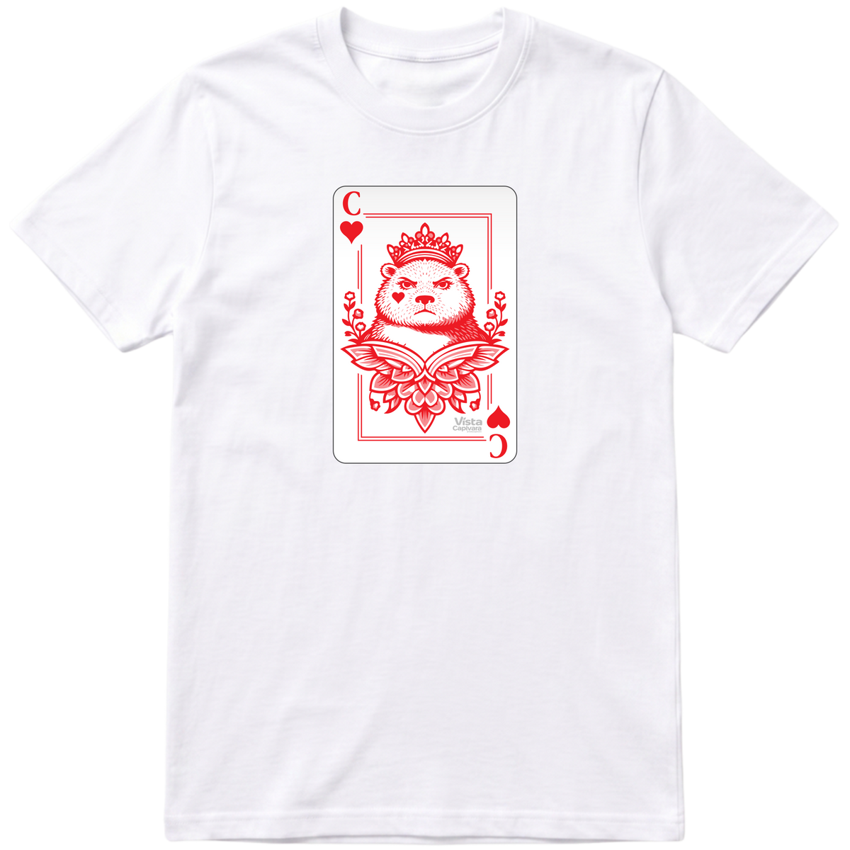 "Capivara de Copas DTG" Camiseta Premium Unissex