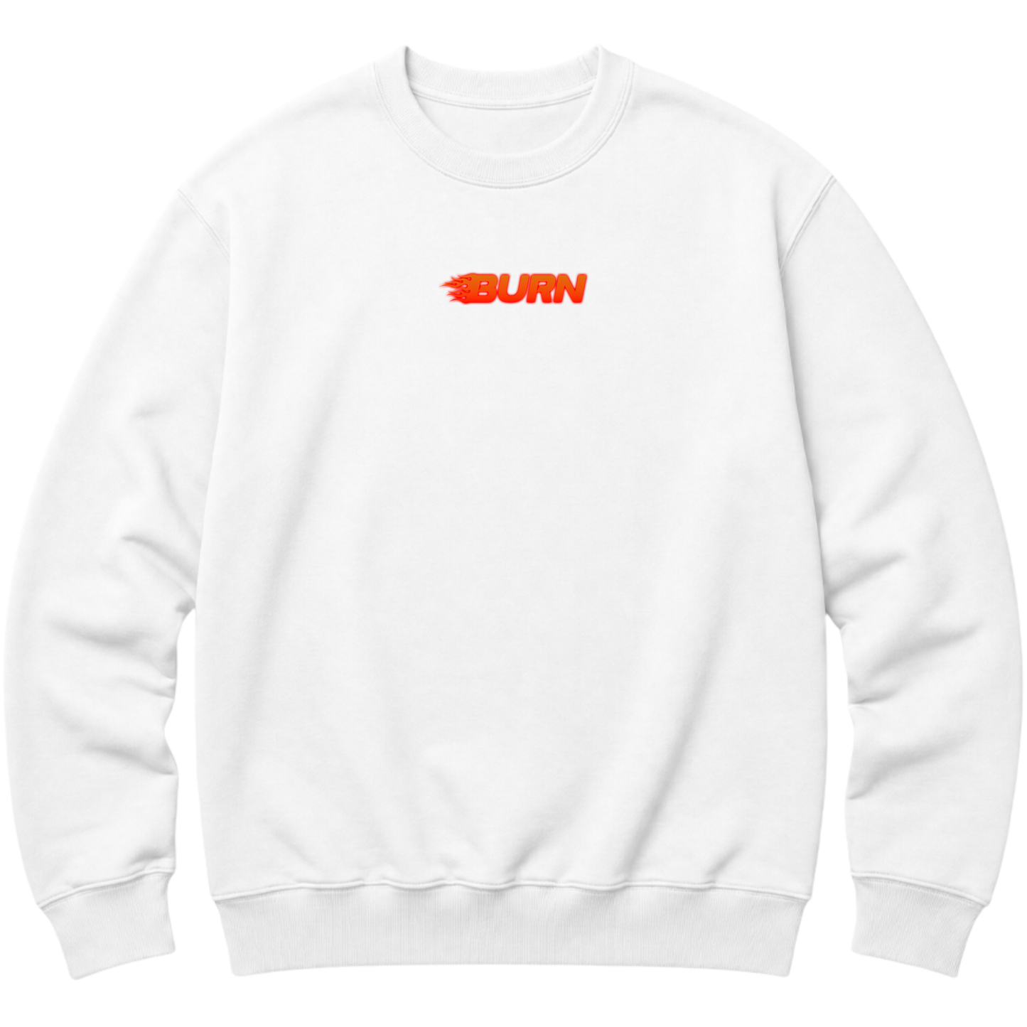 "Moletom Crew Com Estampa BURN NEON" Blusão Moletom