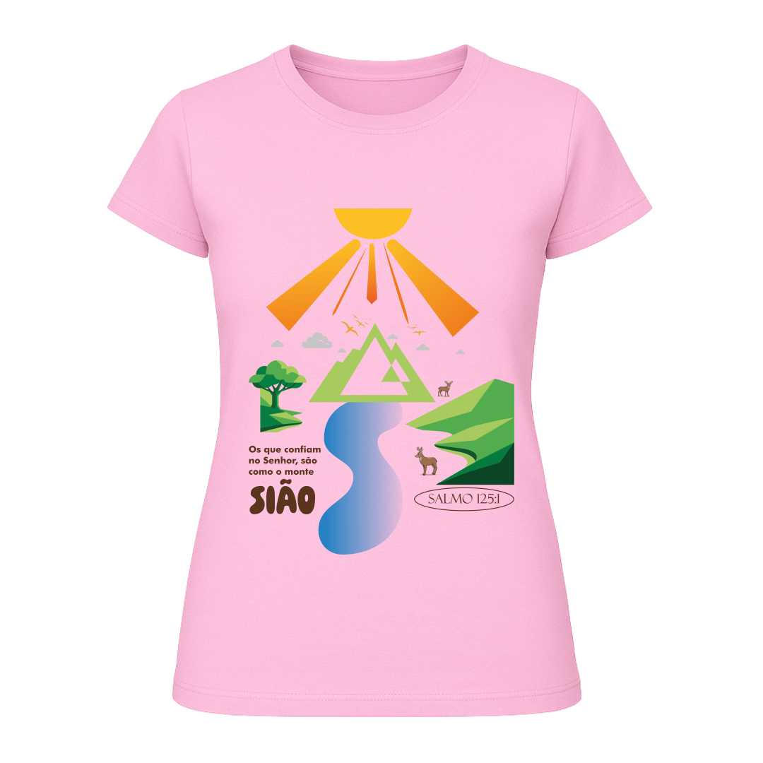 "Baby Look Sião | Coleção Marcas" Blusa Baby Look