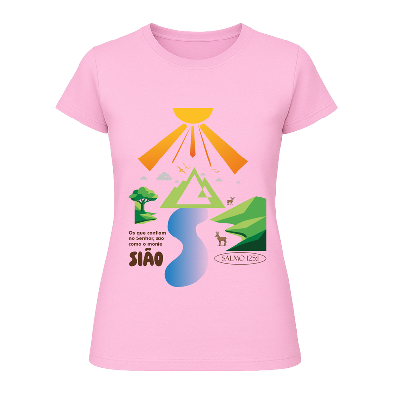 "Baby Look Sião | Coleção Marcas" Blusa Baby Look