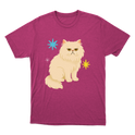 "Gato persa" Camiseta Básica Unissex