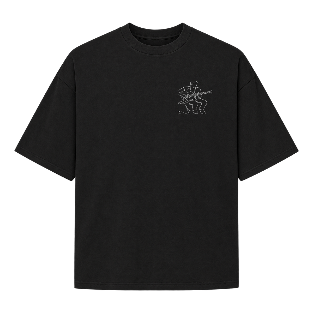 "MAZIN SILVA" Camiseta Oversized Suedine 220g