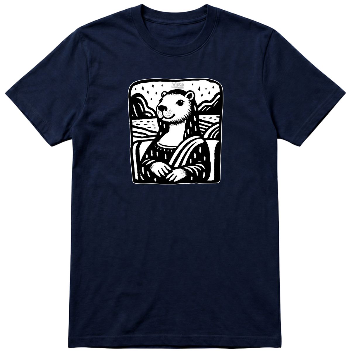 "Mona Capivara DTG" Camiseta Premium Unissex