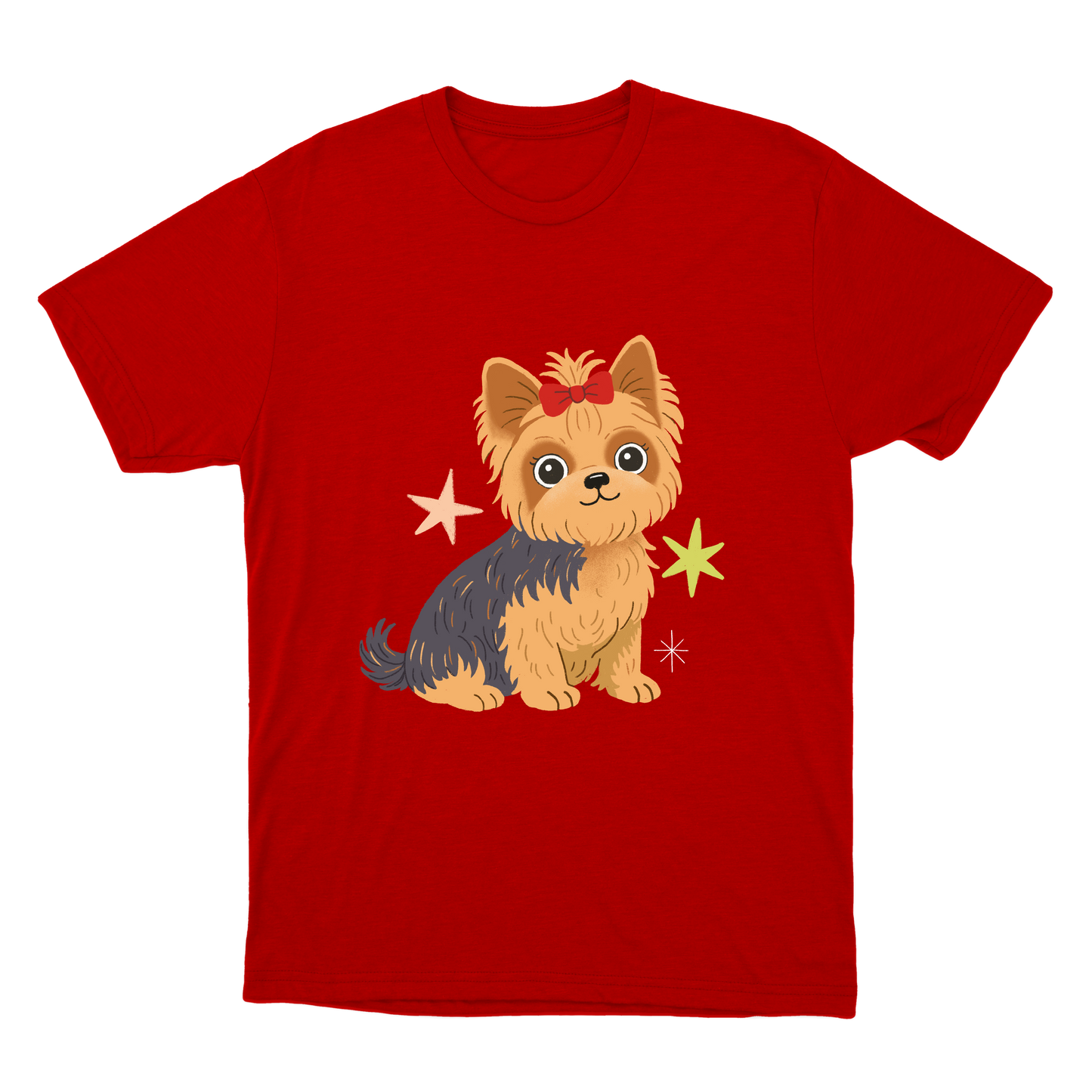 "Yorkshire terrier" Camiseta Básica Unissex