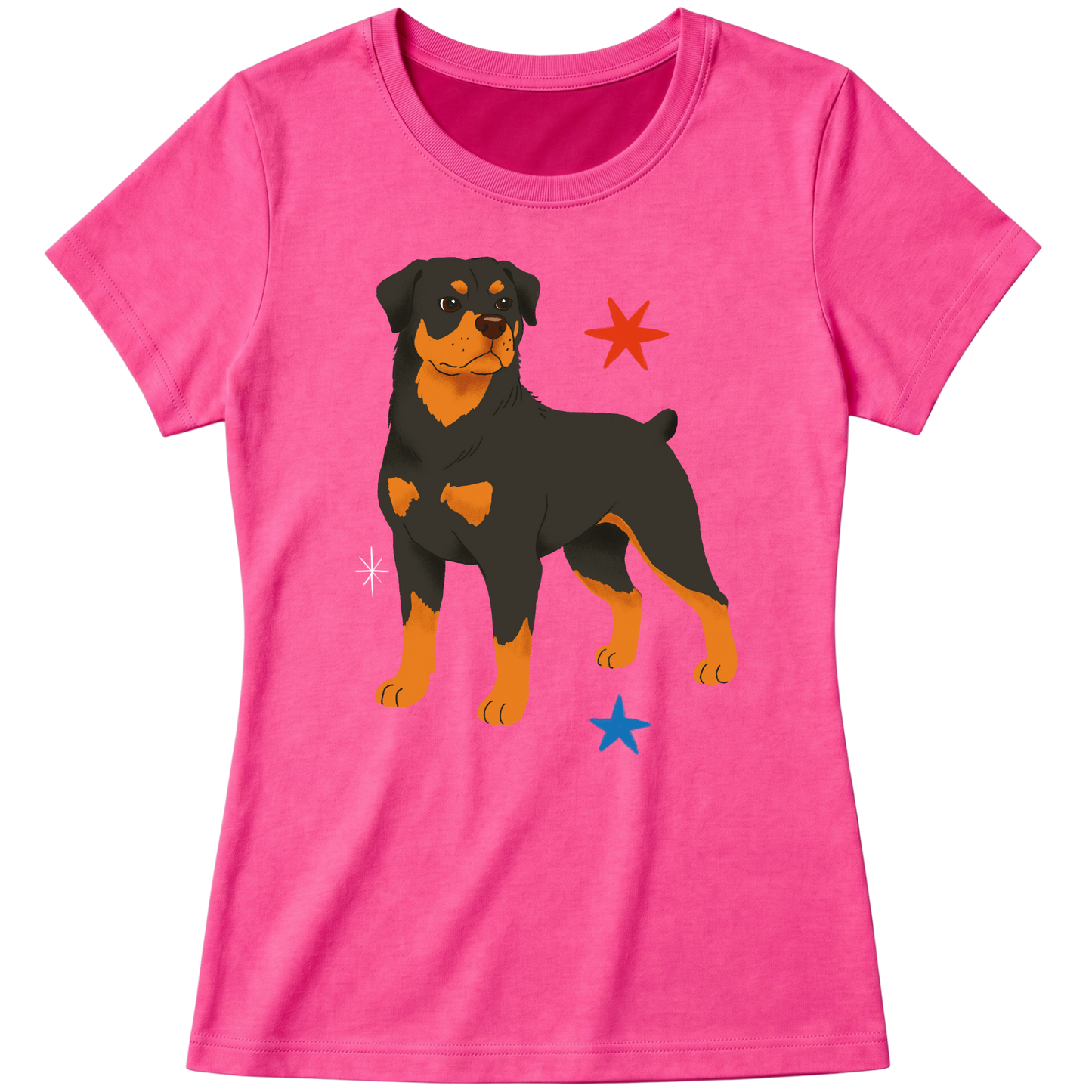 "Rottweiler" Blusa Baby Look