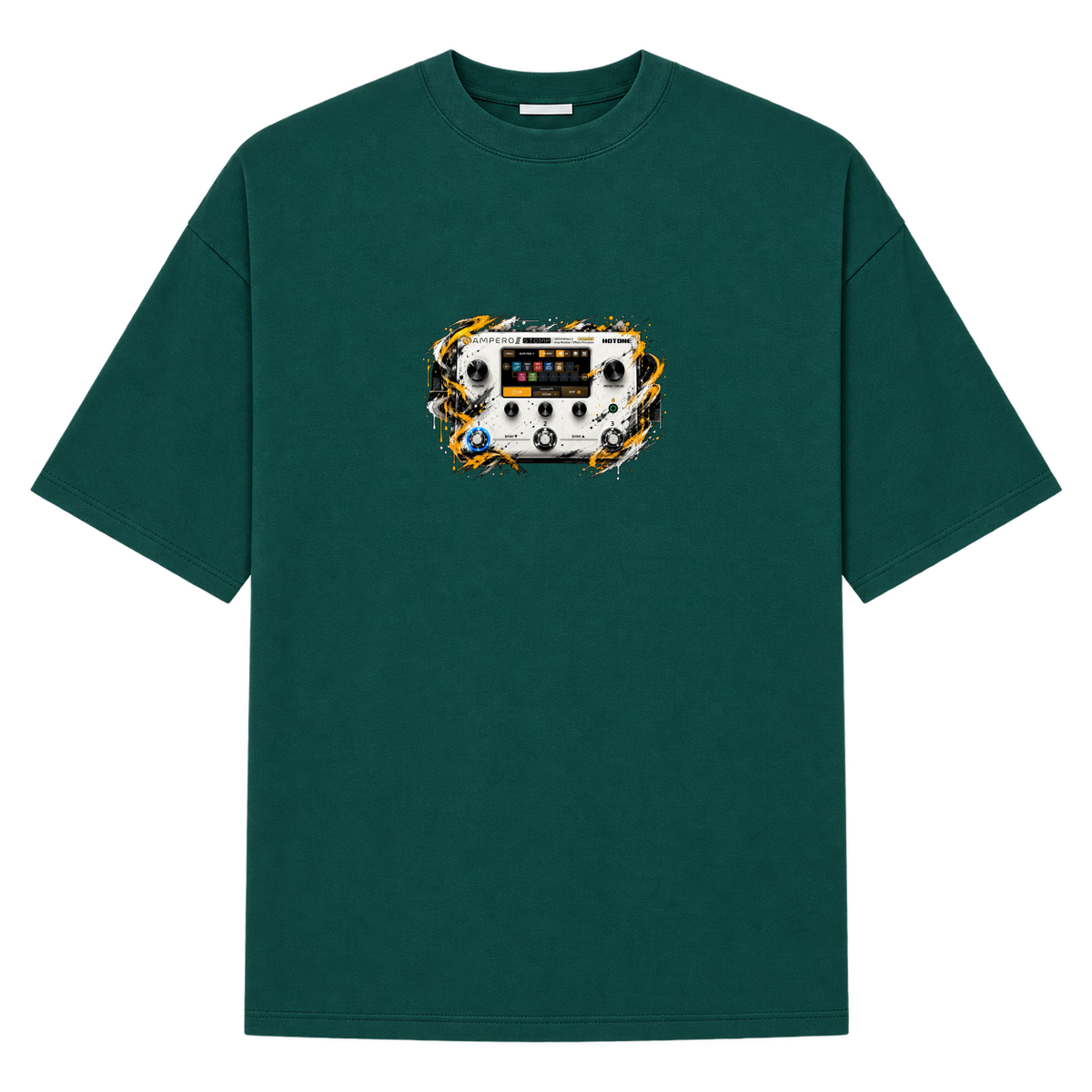 "AMPERO // STOMP" Camiseta Oversized Suedine 220g