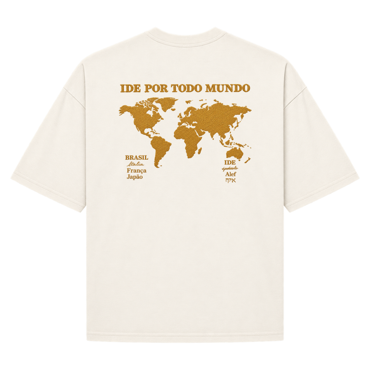 "FENDS --- IDE POR TODO MUNDO (OVER)" Camiseta Oversized Suedine 220g