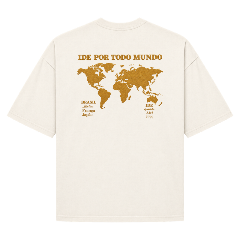 "FENDS --- IDE POR TODO MUNDO (OVER)" Camiseta Oversized Suedine 220g