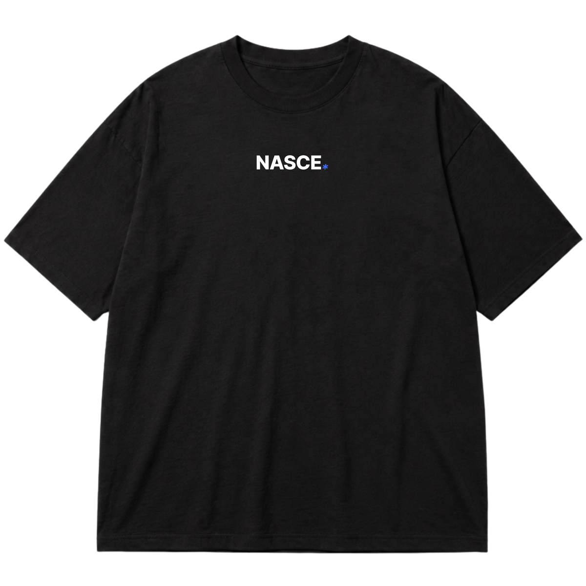 "Camiseta NASCE" Oversized Premium 96% algodão 4% Elastano