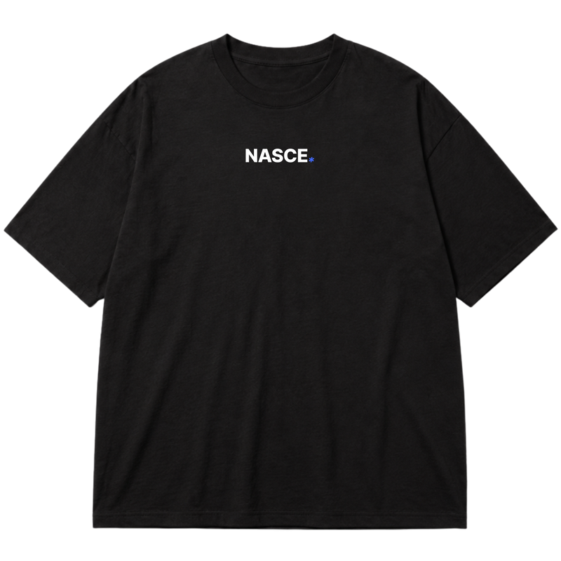 "Camiseta NASCE" Oversized Premium 96% algodão 4% Elastano