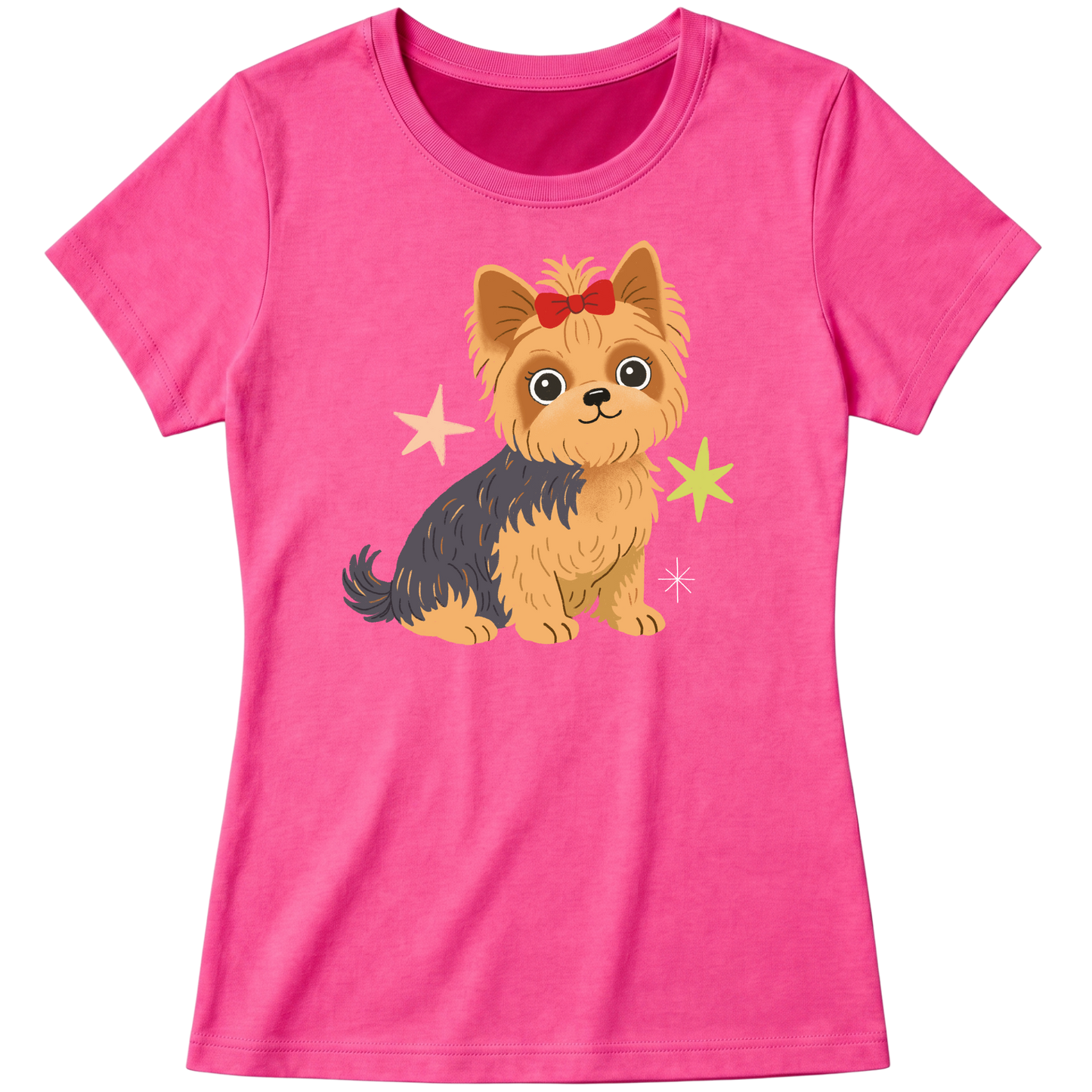 "Yorkshire terrier" Blusa Baby Look