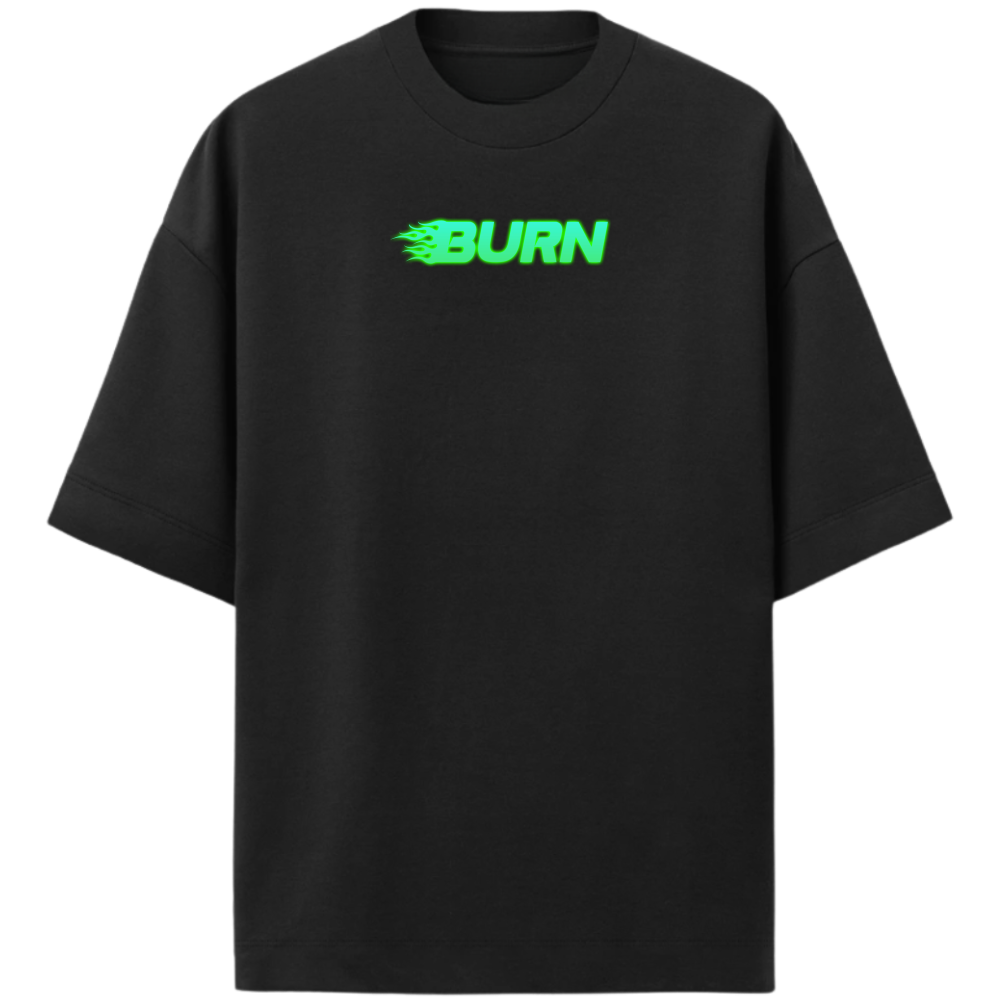 "Camisa Oversized Estampa DUNA & CONSUMA GROOVIN' | BURN" Camiseta Oversized Premium