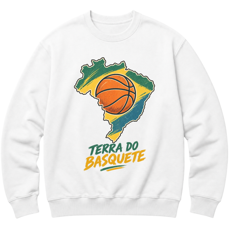 "Basquete / Basketball #04" Blusão Moletom