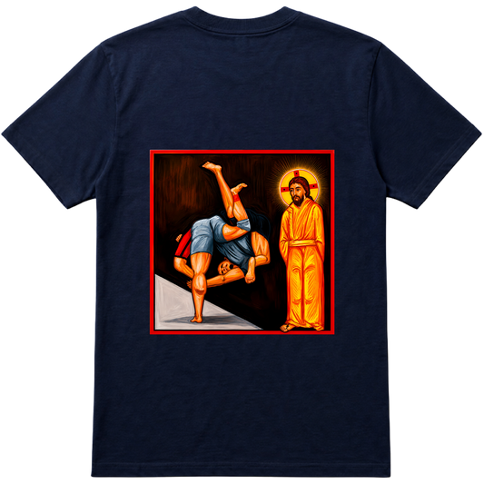 "Camiseta Regular Essential Fé em Cada Queda" Camiseta Premium Unissex